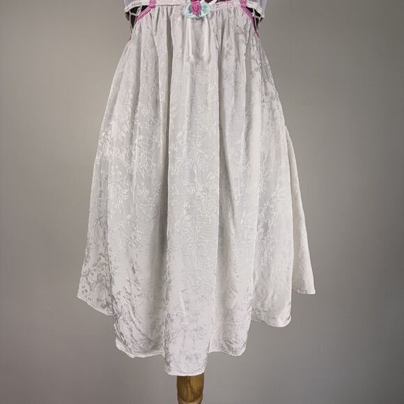 For Love & Lemons Festival Floral Lace Slip Dress | Embroidered Flowers - Picture 9 of 15